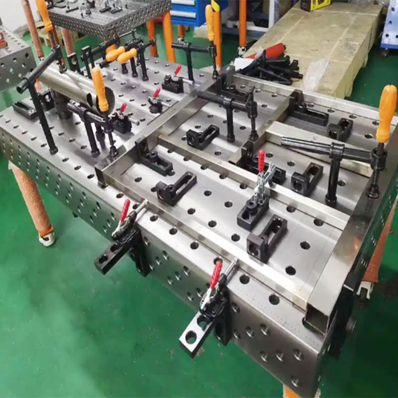 What key process factors need to be considered in the anti-deformation design of welding fixture support plate welding table?